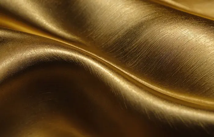 Flowing Golden Liquid Wave Background